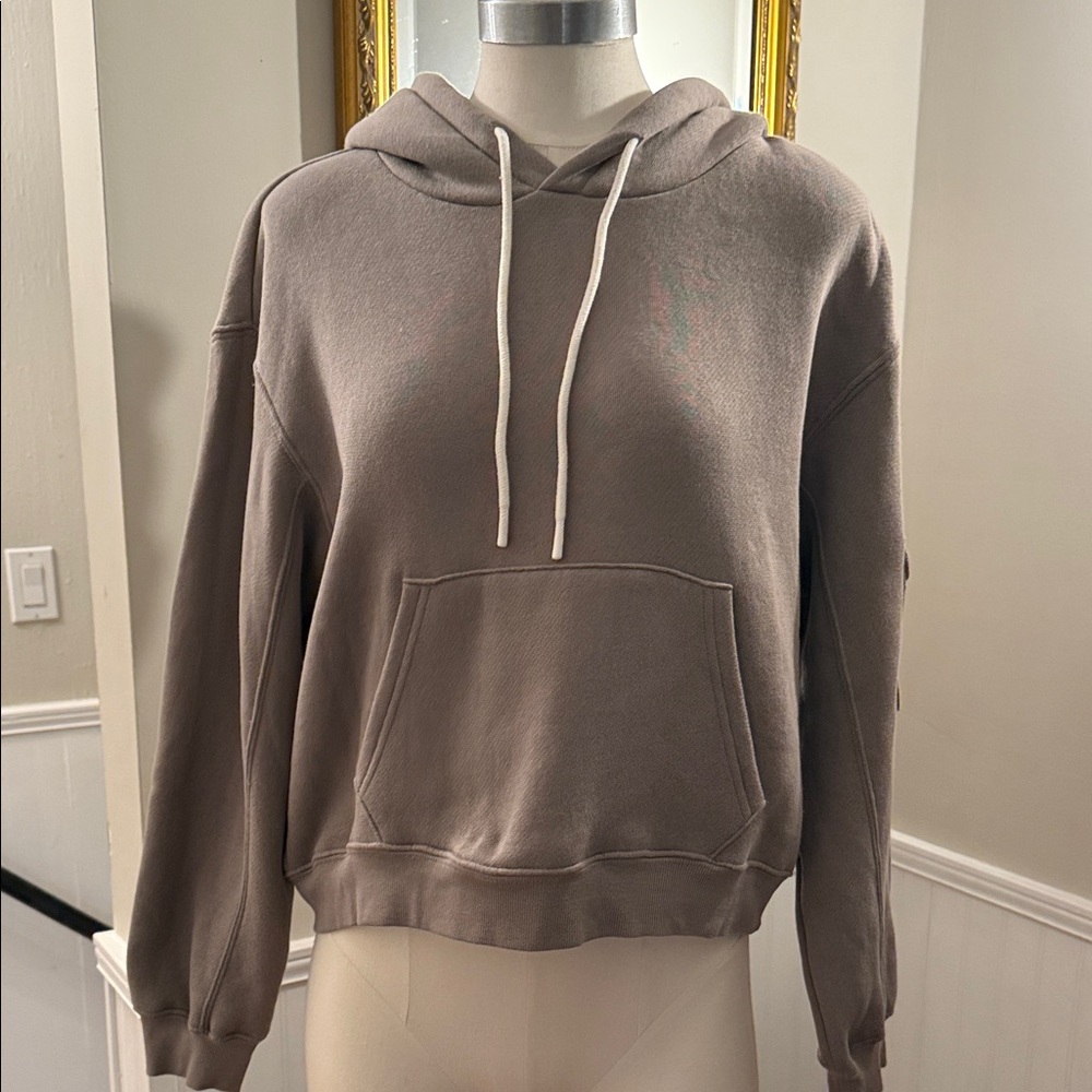 Z supply Taupe Hoodie. Size M. EUC.